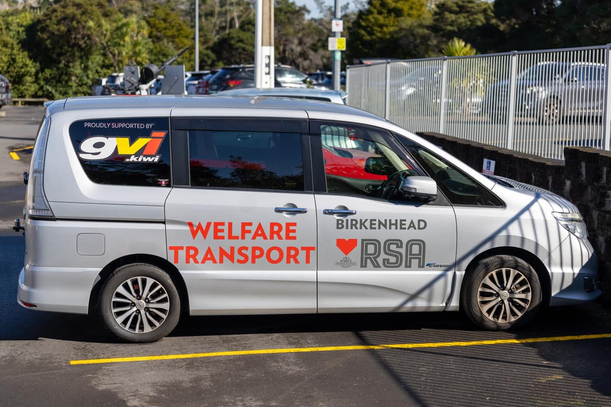 The Birkenhead RSA welfare transport van